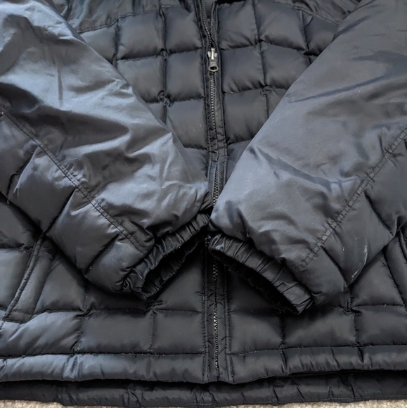 Columbia duck down short quilted puffer jacket black - Picture 4 of 16